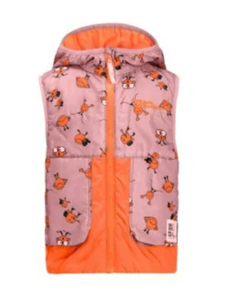 Ulkoiluvaatteet<Jack Wolfskin SMILEYWORLD AOP VEST K ICON WATER LILY