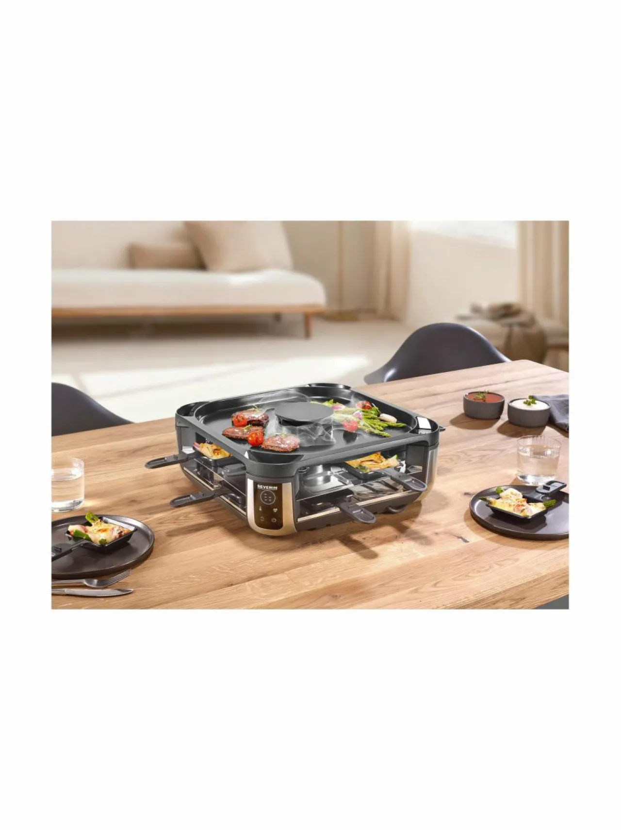 Grillit & Grillitarvikkeet<Severin Smokeless Raclette -grilli BLACK