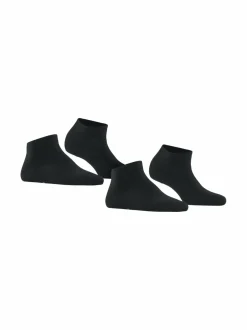 Sukat & Sukkahousut<Falke Sneaker Happy -puuvillasukat, 2 paria 3000 BLACK