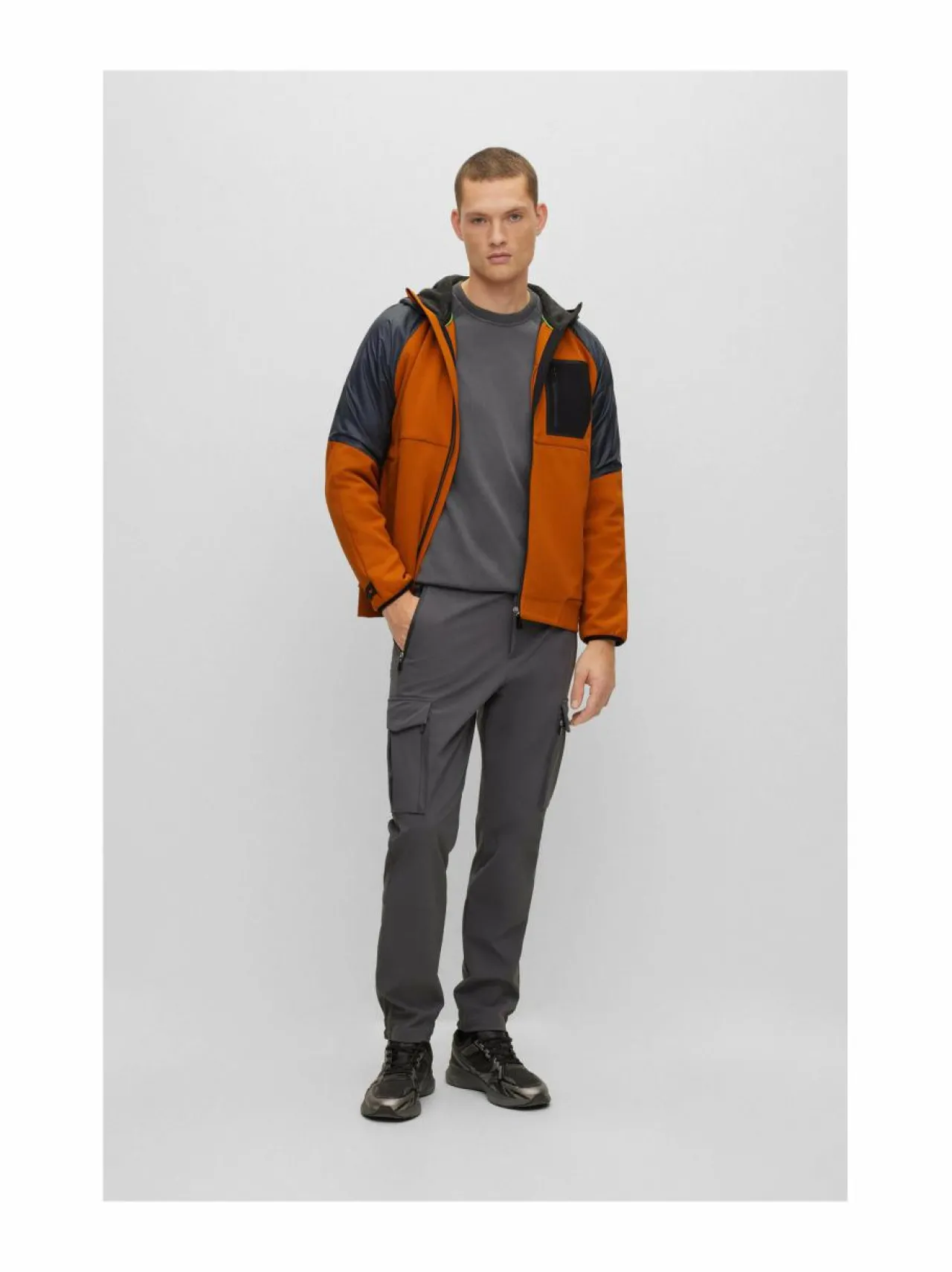 Takit<BOSS Snuggle- kevyt takki 702 DARK YELLOW