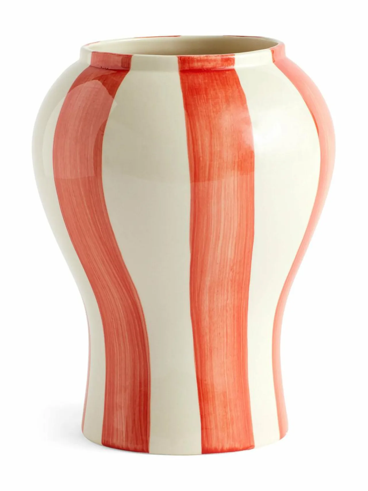 Koriste-Esineet<HAY Sobremesa Stripe S -maljakko 19 x 22 cm RED