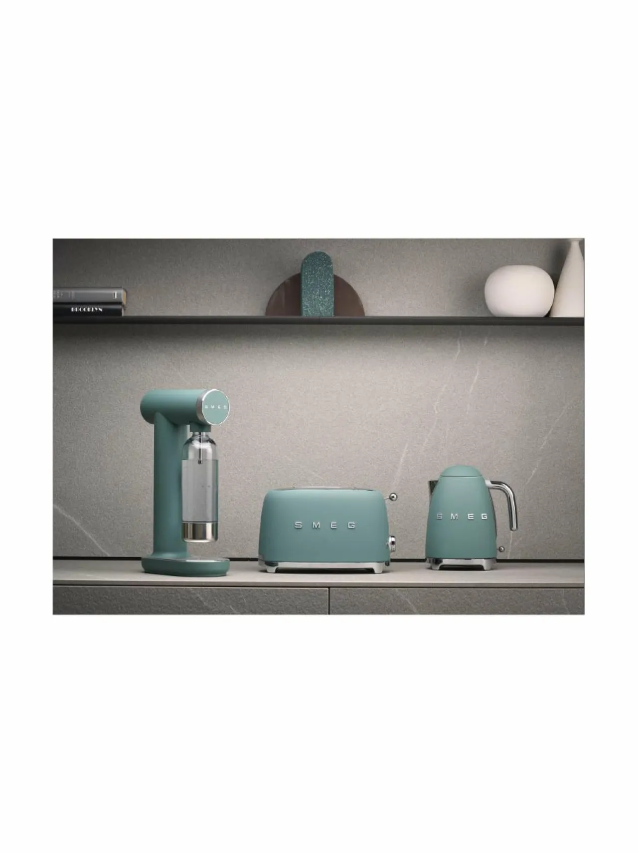 Muut Keittiölaitteet<Smeg Soda Maker -hiilihapotuslaite EMERALD GREEN