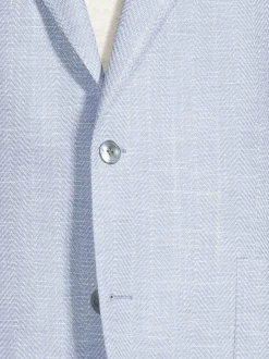 Bleiserit<Oscar Jacobson Soft Patch -bleiseri 281 SKY BLUE