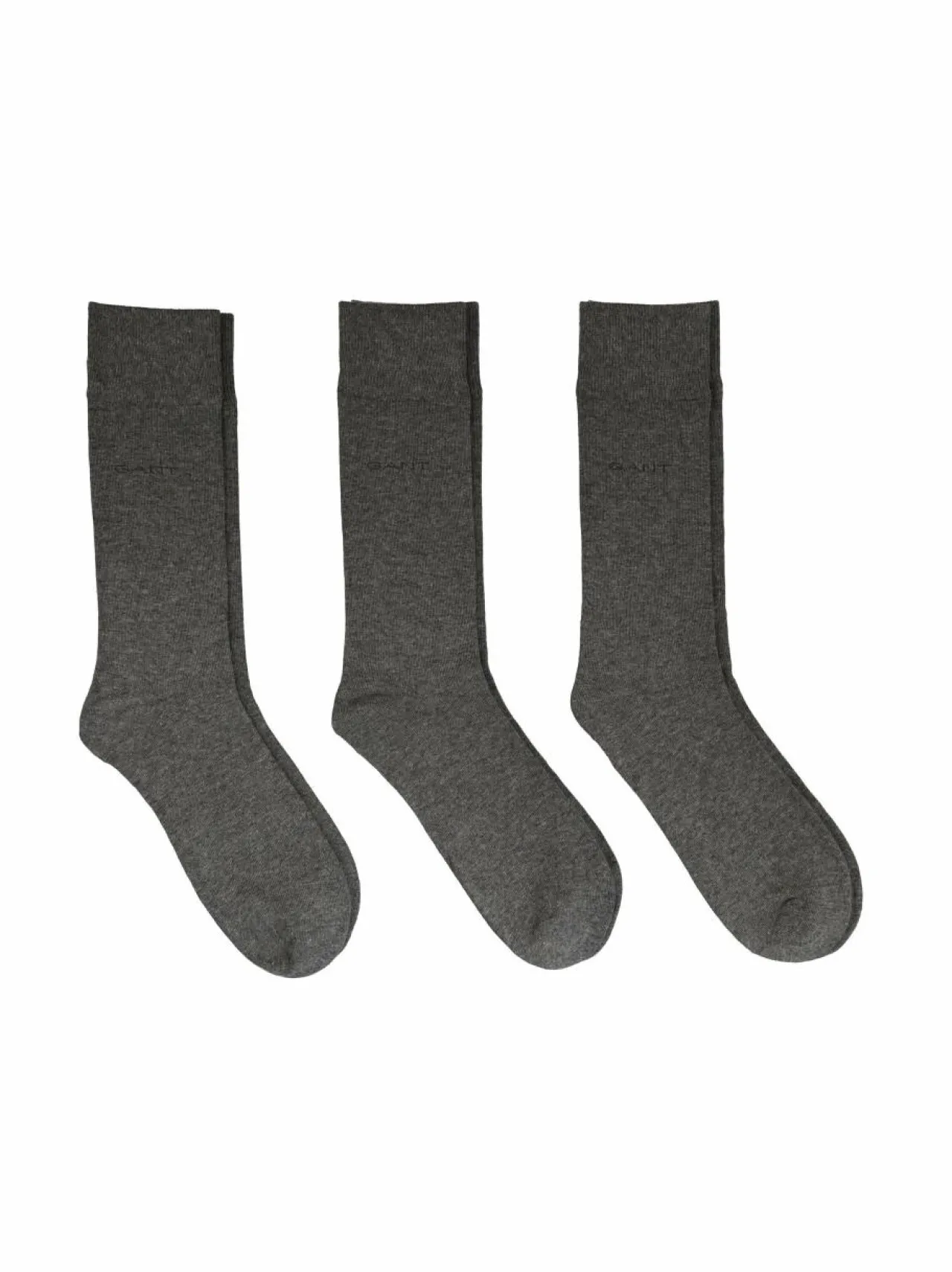 Sukat<GANT Soft-puuvillasukat, 3-pack 90 CHARCOAL MELANGE