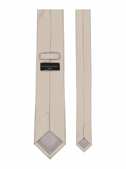 Solmiot & Asusteet<Stockholm Kravatt Solid-silkkisolmio 39 LIGHT NOGAT