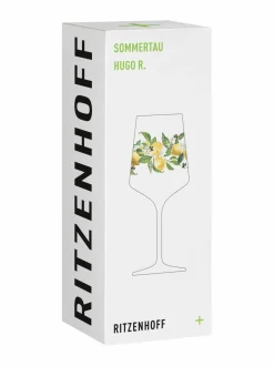 Lasit<Ritzenhoff Sommertau Hugo -aperitiivi-/viinilasi YELLOW GREEN