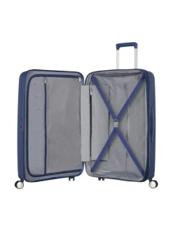 Matkalaukut & Tarvikkeet<American Tourister SOUNDBOX SPINNER 67/24 TSA EXP MIDNIGHT NAVY