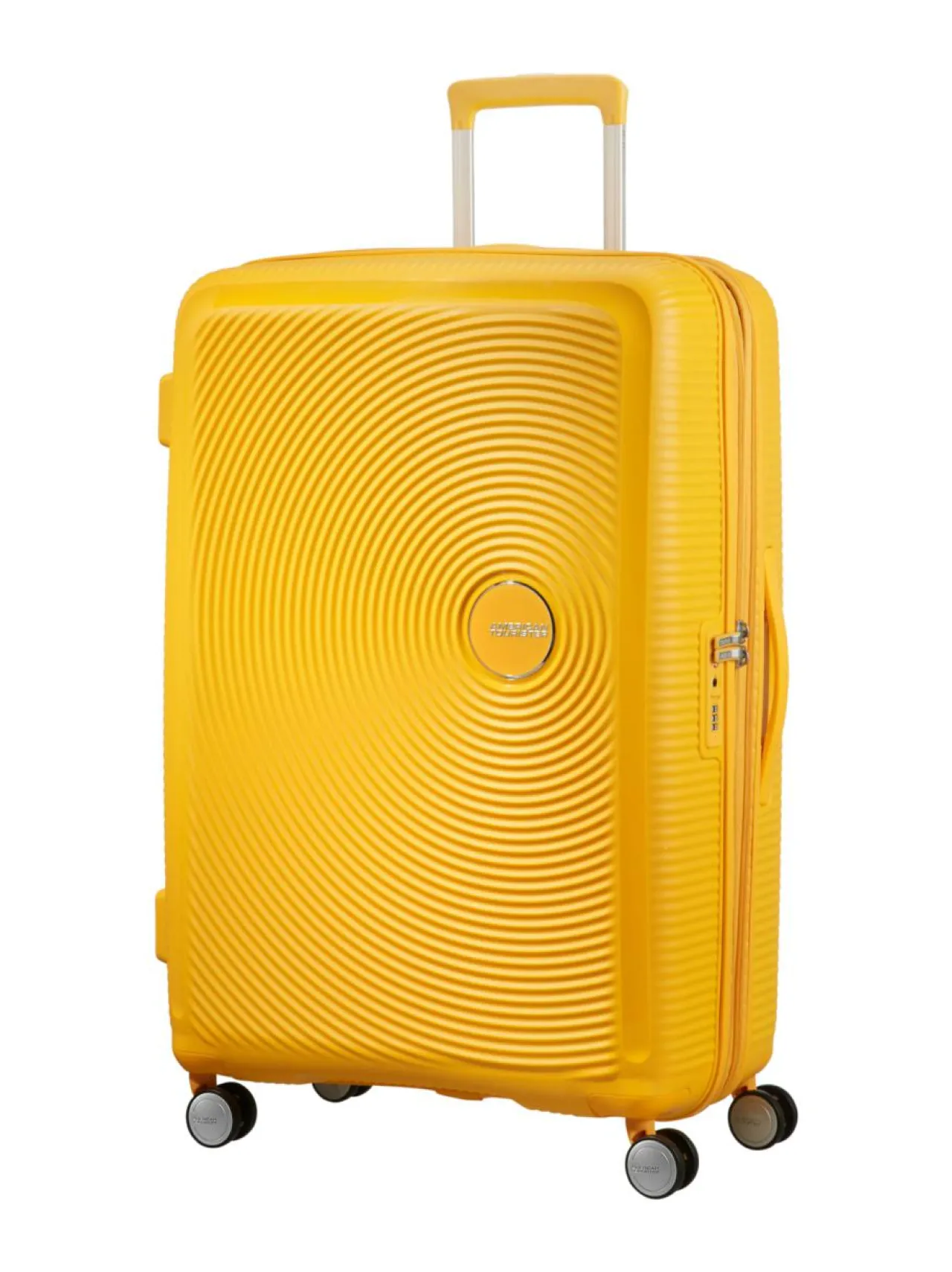 Matkalaukut & Tarvikkeet<American Tourister SOUNDBOX SPINNER 77/28 TSA EXP GOLDEN YELLOW