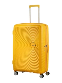 Matkalaukut & Tarvikkeet<American Tourister SOUNDBOX SPINNER 77/28 TSA EXP GOLDEN YELLOW