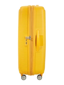 Matkalaukut & Tarvikkeet<American Tourister SOUNDBOX SPINNER 77/28 TSA EXP GOLDEN YELLOW