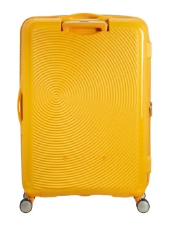 Matkalaukut & Tarvikkeet<American Tourister SOUNDBOX SPINNER 77/28 TSA EXP GOLDEN YELLOW