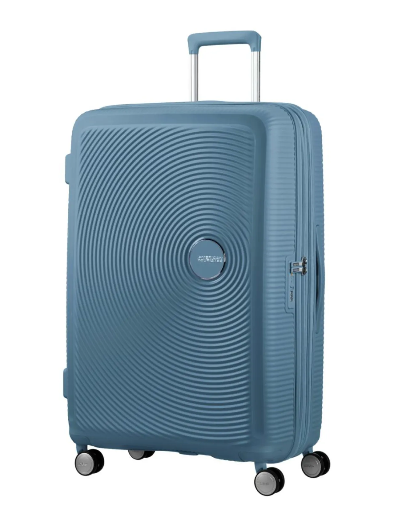 Matkalaukut & Tarvikkeet<American Tourister SOUNDBOX SPINNER 77/28 TSA EXP STONE BLUE