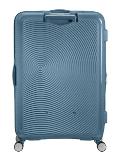 Matkalaukut & Tarvikkeet<American Tourister SOUNDBOX SPINNER 77/28 TSA EXP STONE BLUE