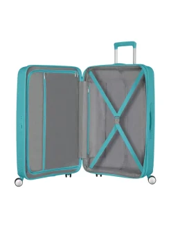 Matkalaukut & Tarvikkeet<American Tourister SOUNDBOX SPINNER 67/24 TSA EXP TURQUOISE TONIC