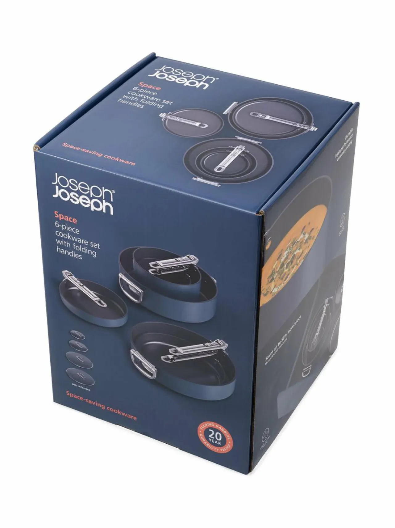 Joseph Joseph Space™ Non-Stick - kattila- ja paistinpannusarja 6-osainen^ Keitto- & Paistoastiat