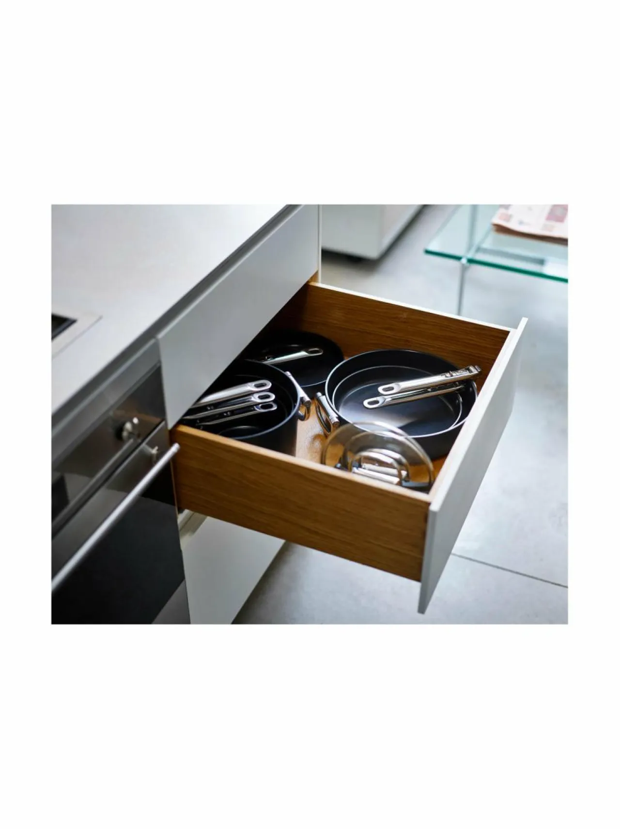 Joseph Joseph Space™ Non-Stick - kattila- ja paistinpannusarja 6-osainen^ Keitto- & Paistoastiat