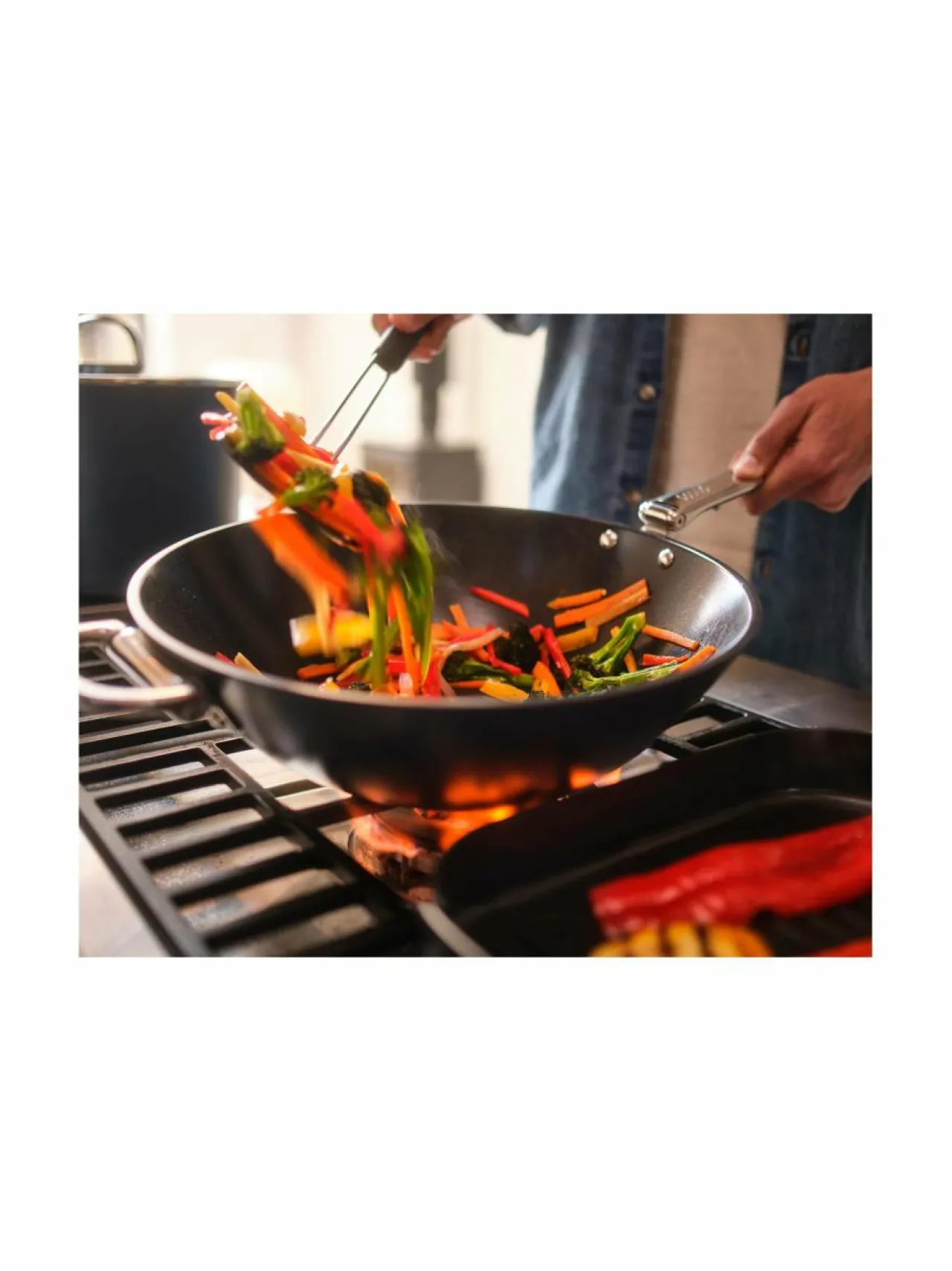Keitto- & Paistoastiat<Joseph Joseph Space™ Non-Stick -wokkipannu 8 l GREY