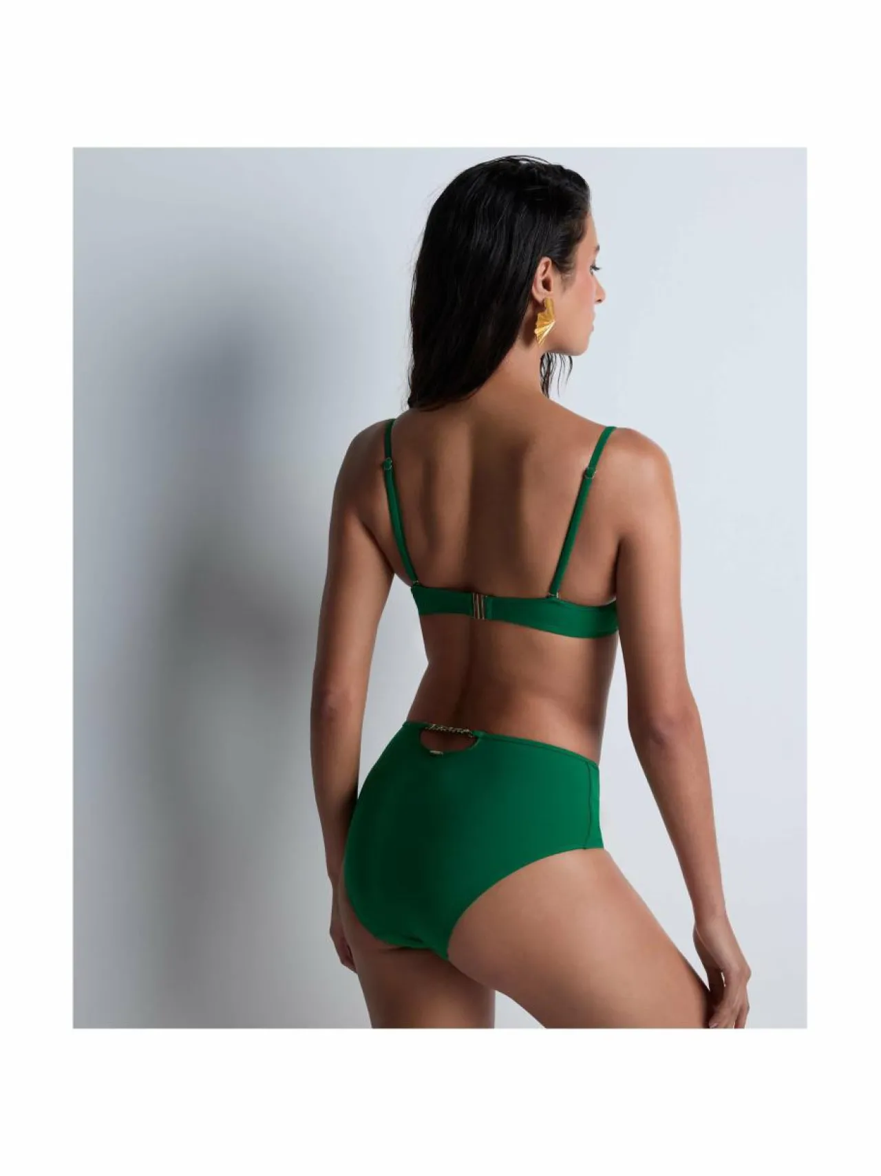 Uima-Asut<Aubade Sparkling Treasure Highwaisted Brief -bikinihousut PALM GREEN
