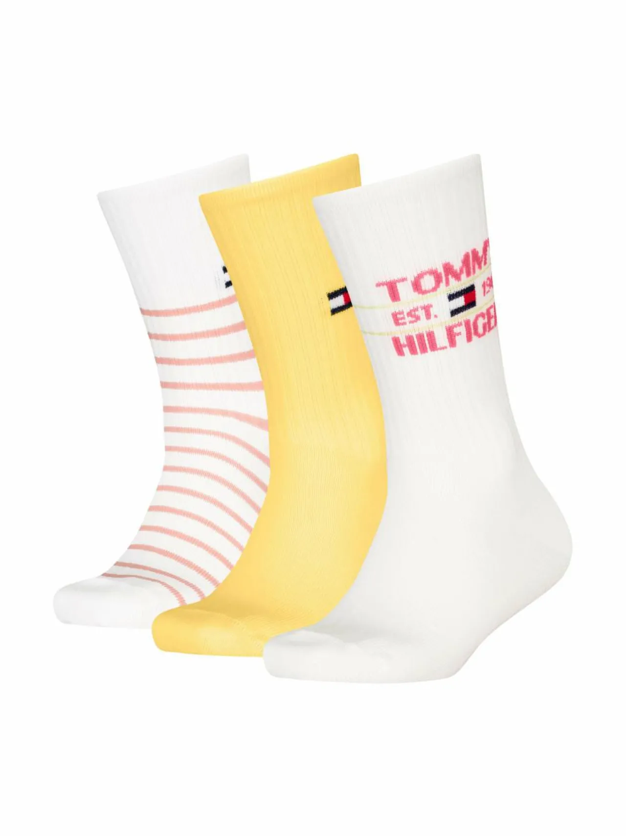 Sukat & Sukkahousut<Tommy Hilfiger Sport Breton -sukat 3-pack 003 YELLOW