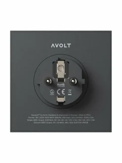 Avolt Square 2 USB-C -lisäpistorasia^ Turvatuotteet