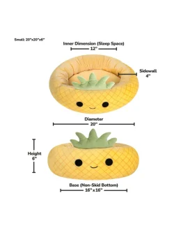 Pehmolelut<SQUISHMALLOWS Lemmikin peti Maui-ananas, 50 cm
