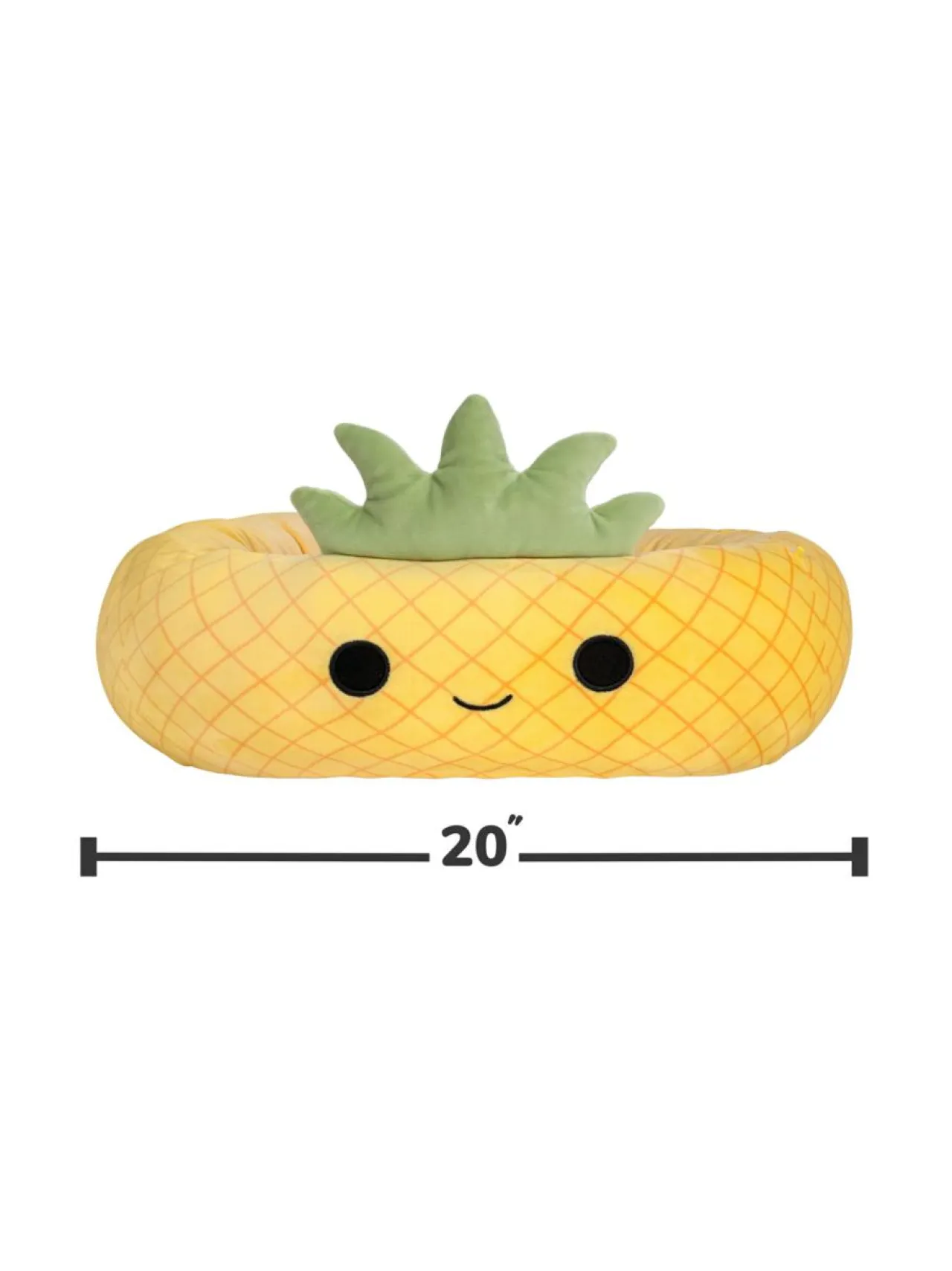 Pehmolelut<SQUISHMALLOWS Lemmikin peti Maui-ananas, 50 cm