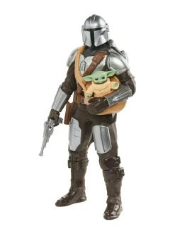 Figuurit & Interaktiiviset Lelut<STAR WARS Interaktiivinen toimintahahmo Galactic Mandalorian ja Grogu, 30 cm