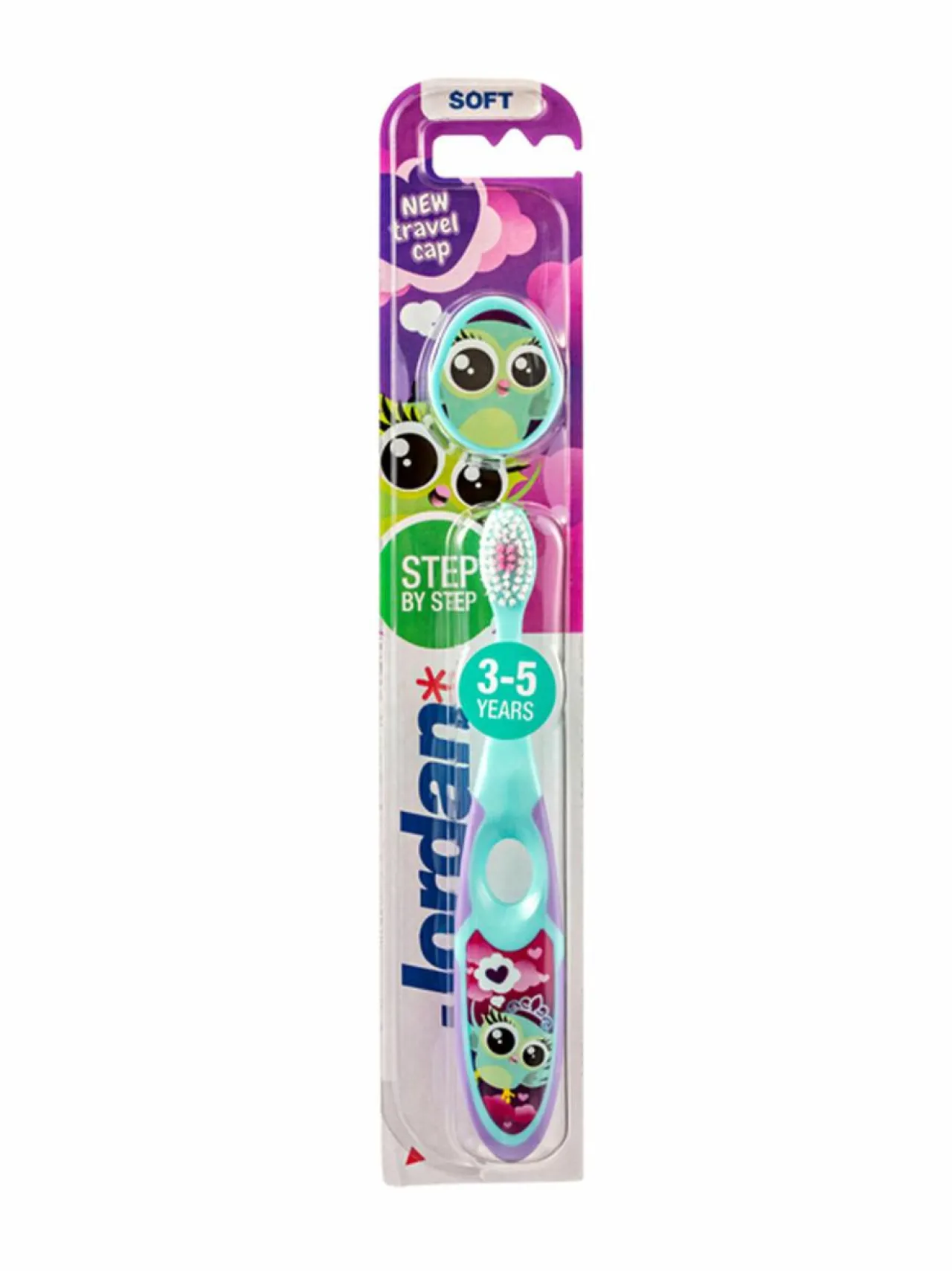 Hammasharjat<Jordan Step By Step Toothbrush 3-5 Years Soft -hammasharja