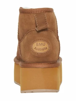 Nilkkurit<EMU Australia Stinger Micro Platform -nahkanilkkurit CHES CHESTNUT