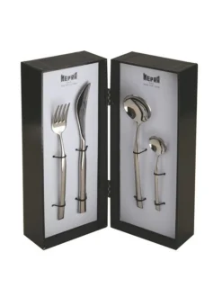 Aterimet & Tarjoiluvälineet<Mepra Stoccolma Bronzo Ice aterinsetti 24 osaa