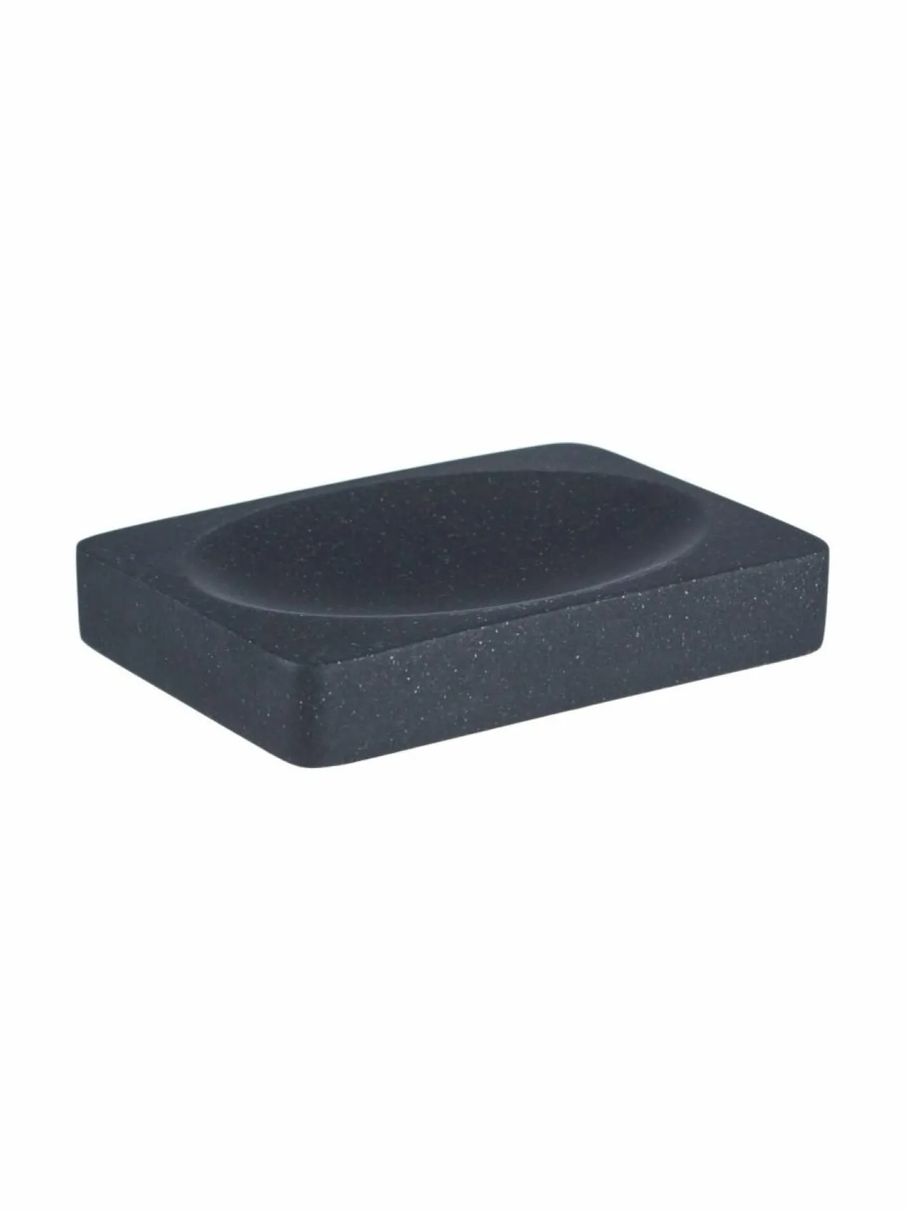 Kylpyhuonetarvikkeet<Casa Stockmann Stone-saippua-alusta MUSTA