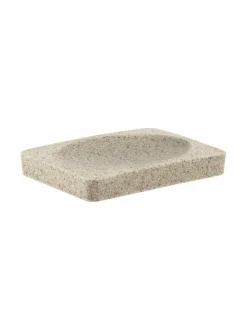 Kylpyhuonetarvikkeet<Casa Stockmann Stone-saippua-alusta 9 x 12,5 x 2 cm BEIGE