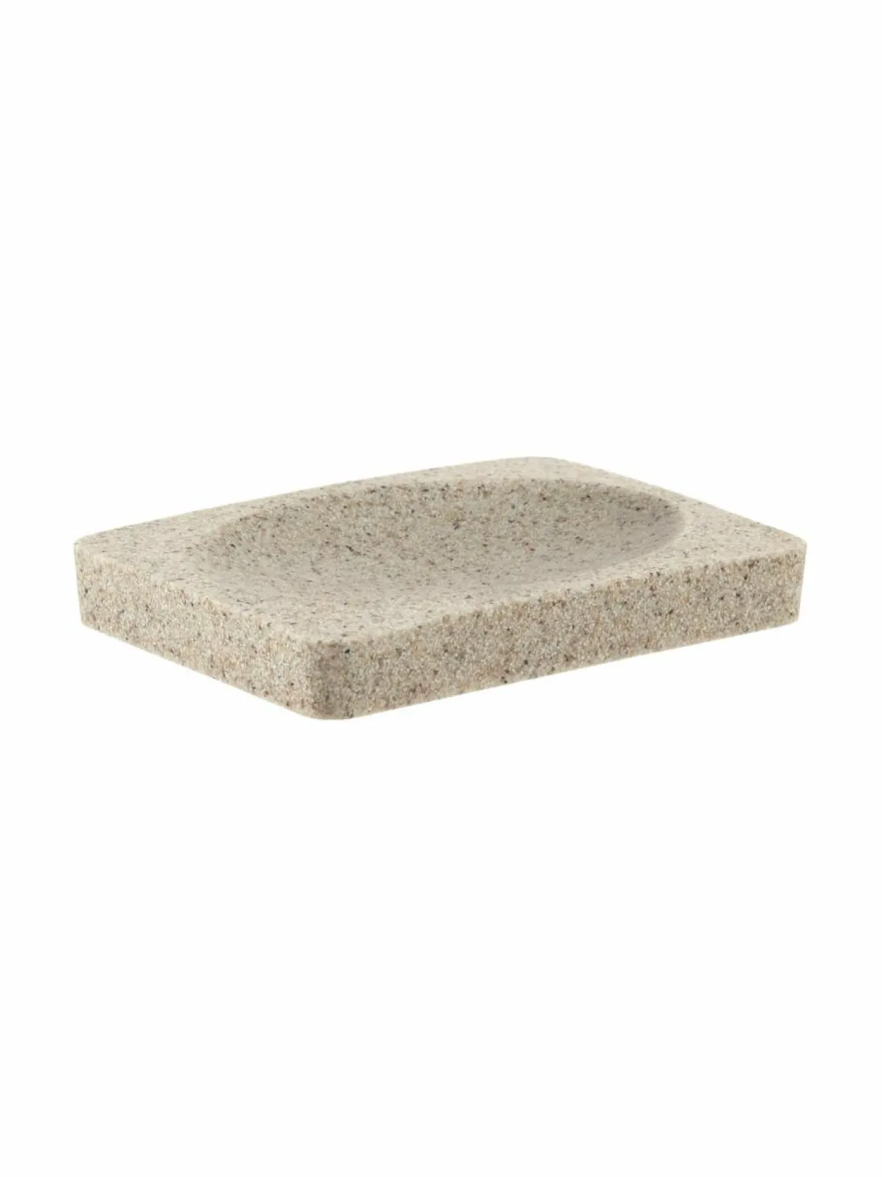 Kylpyhuonetarvikkeet<Casa Stockmann Stone-saippua-alusta 9 x 12,5 x 2 cm BEIGE
