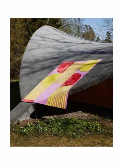 Matot<FINARTE Stool-villasekoitematto YELLOW PINK