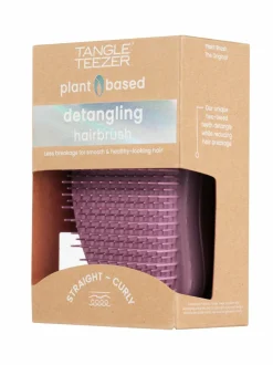 Tangle Teezer Straight & Curly Original Plant Brush Purple -selvitysharja^ Hiustarvikkeet