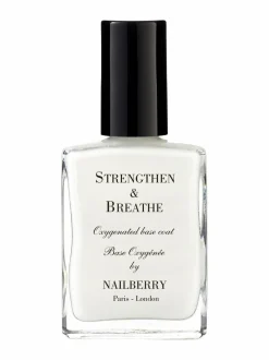 Nailberry Strengthen & Breathe Oxygenated Base Coat and Nail Strengthener -aluslakka^ Meikkaustarvikkeet