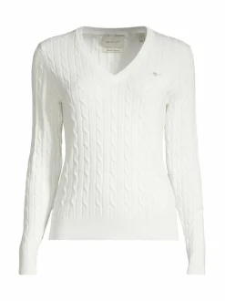 GANT Stretch Cotton -palmikkoneulepusero^ Neuleet