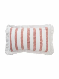 Sisustustyynyt<Lexington Striped Fringe -sisustustyyny 30 x 50 cm WHITE/CORAL