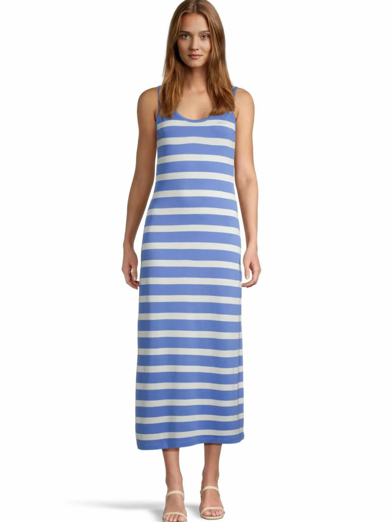 Mekot<GANT Striped Jersey -midimekko 419 PERFECT BLUE