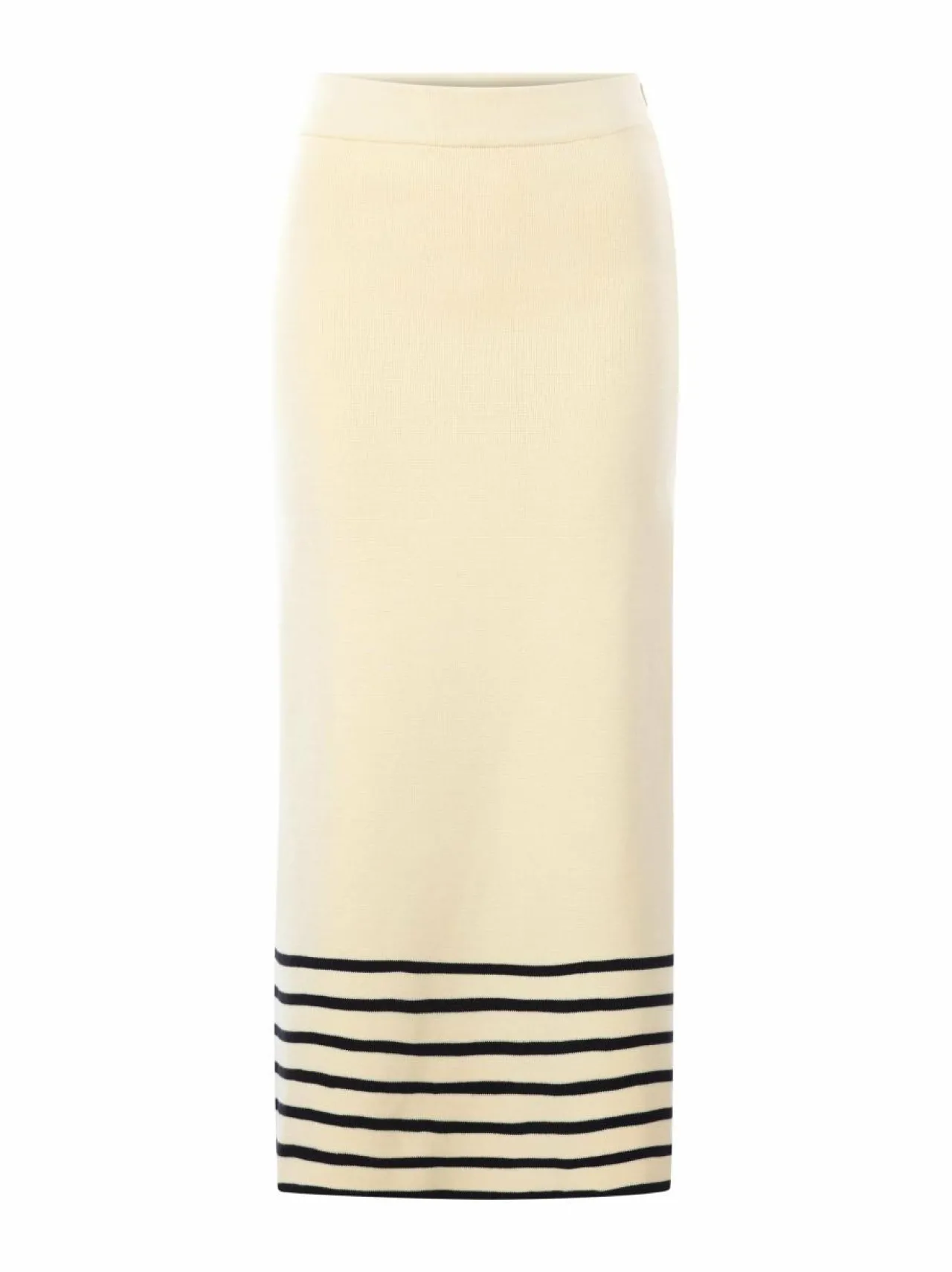 Hameet<rich & royal Striped Knit -hame 113 PEARL WHITE