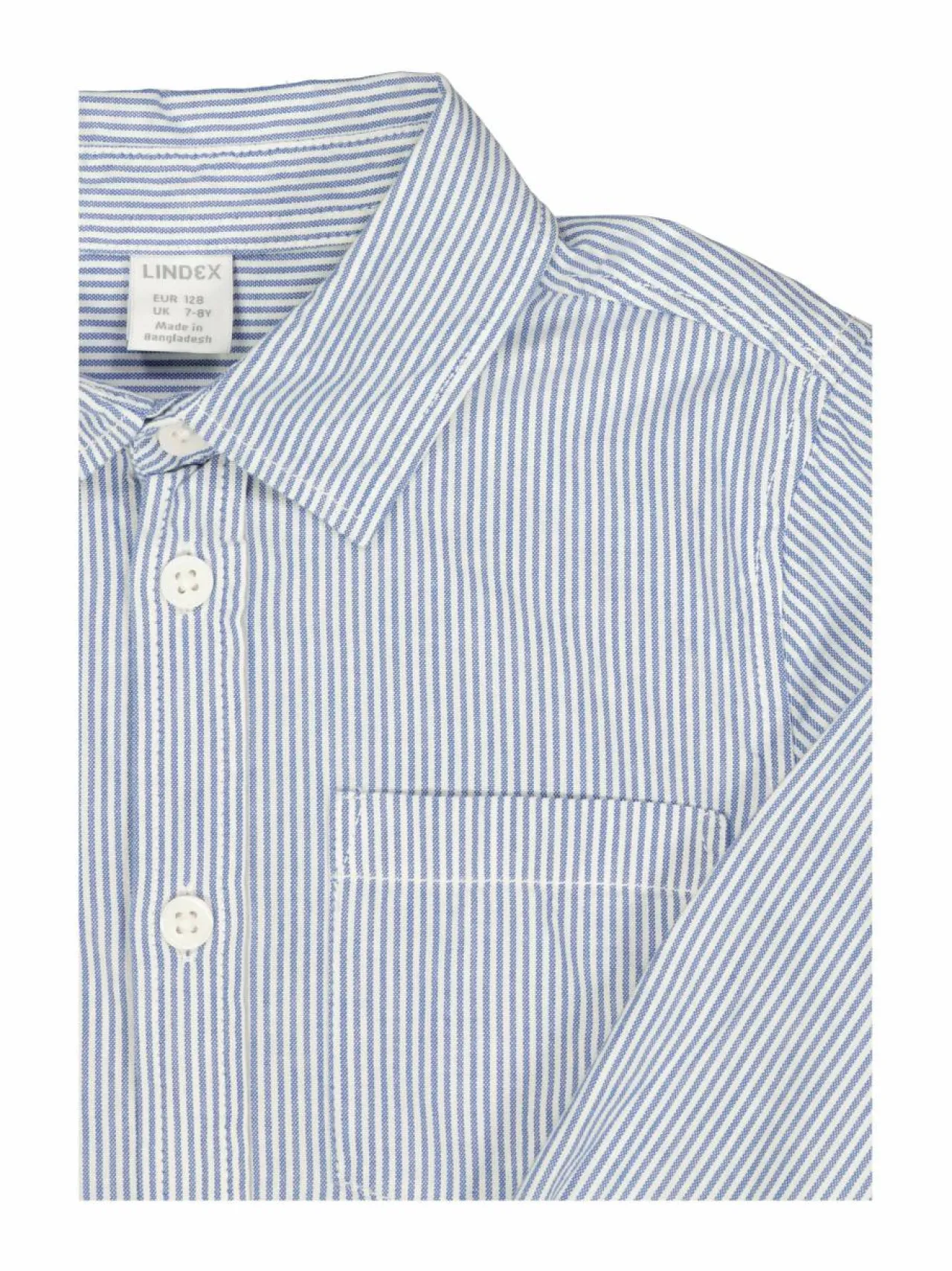 Paidat<Lindex Striped Oxford -kauluspaita 8517 BLUE