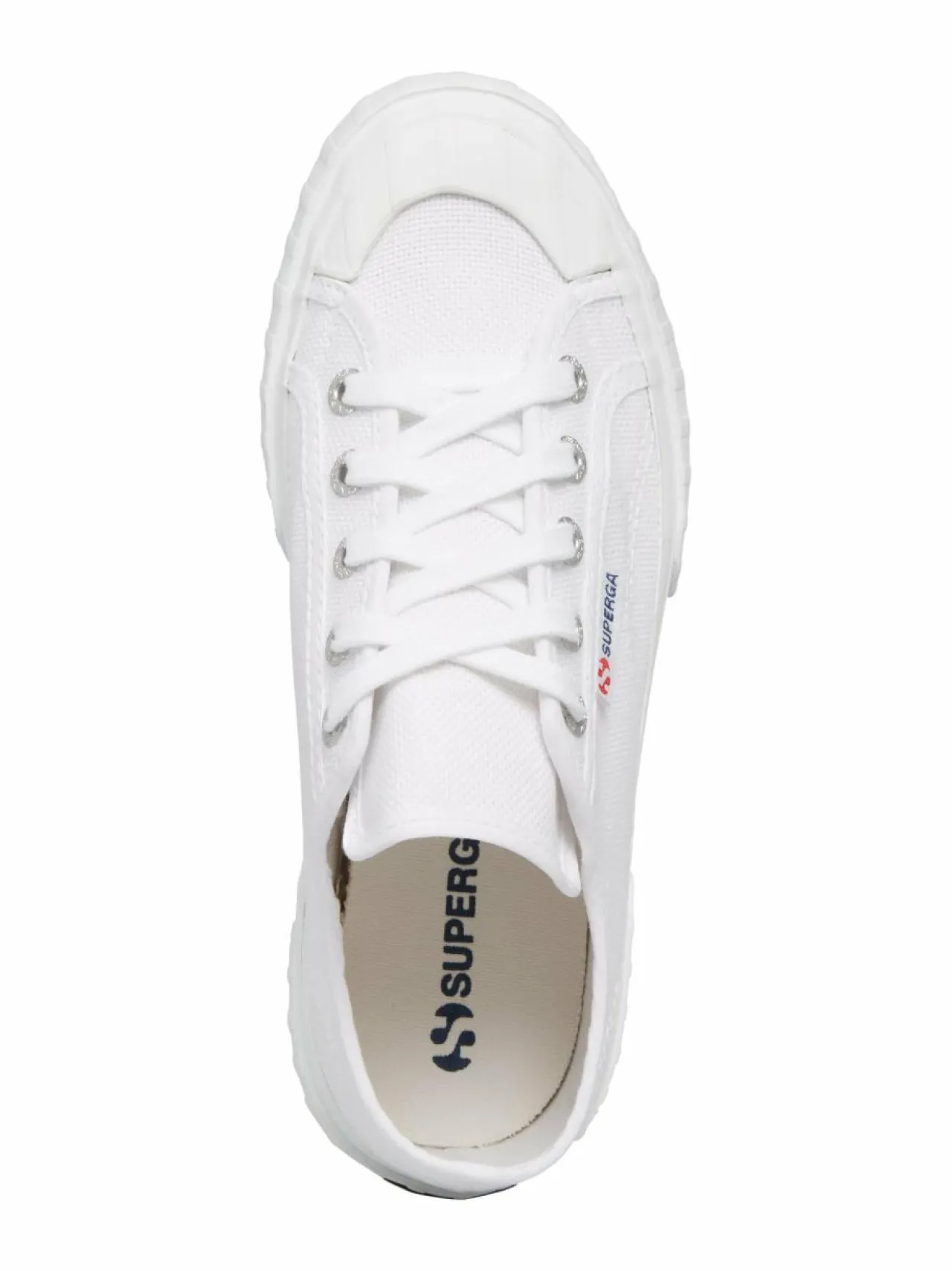 Urheilujalkineet|Tennarit & Sneakerit<Superga Stripe-kangastennarit WHITE