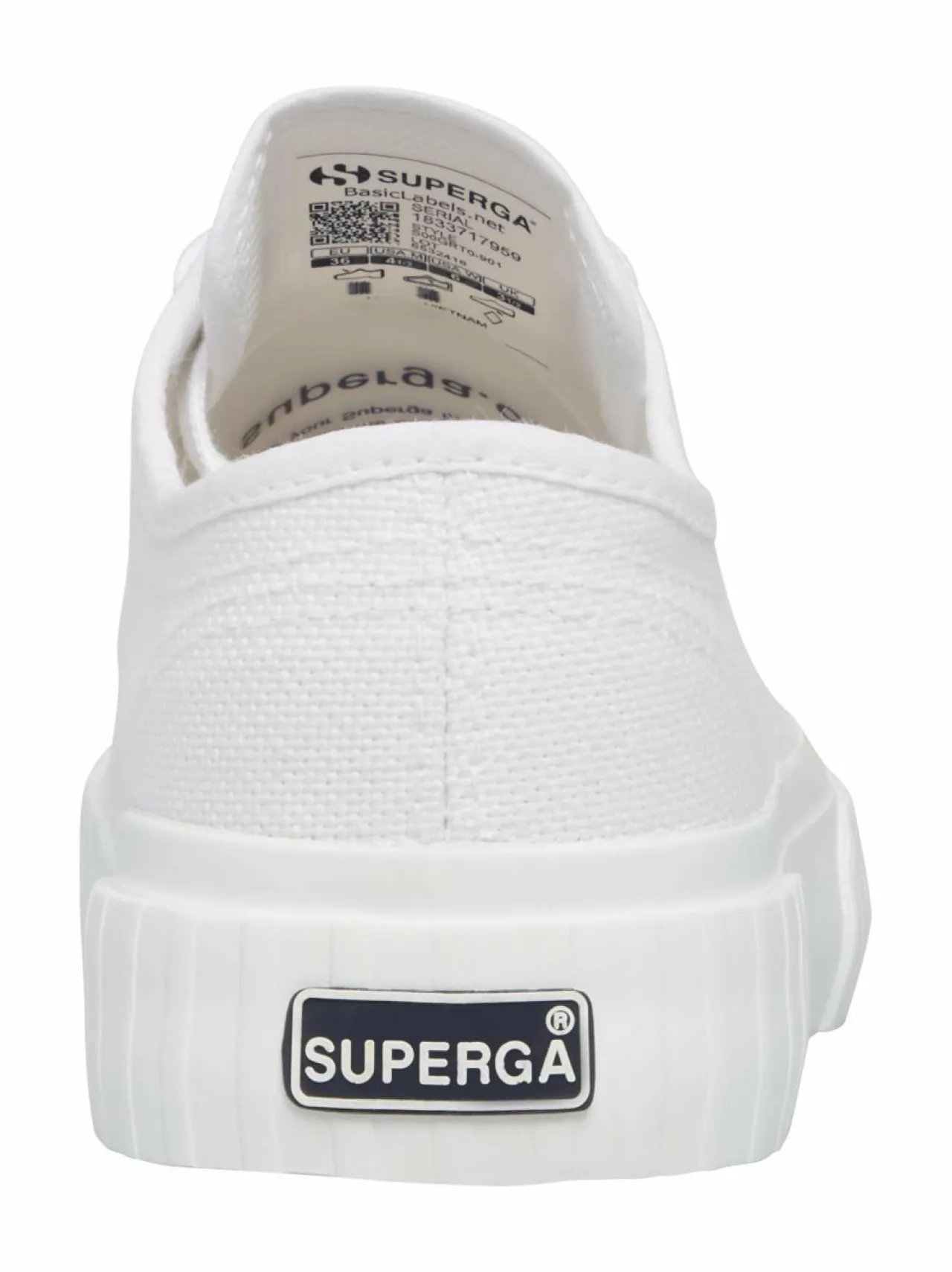 Urheilujalkineet|Tennarit & Sneakerit<Superga Stripe-kangastennarit WHITE