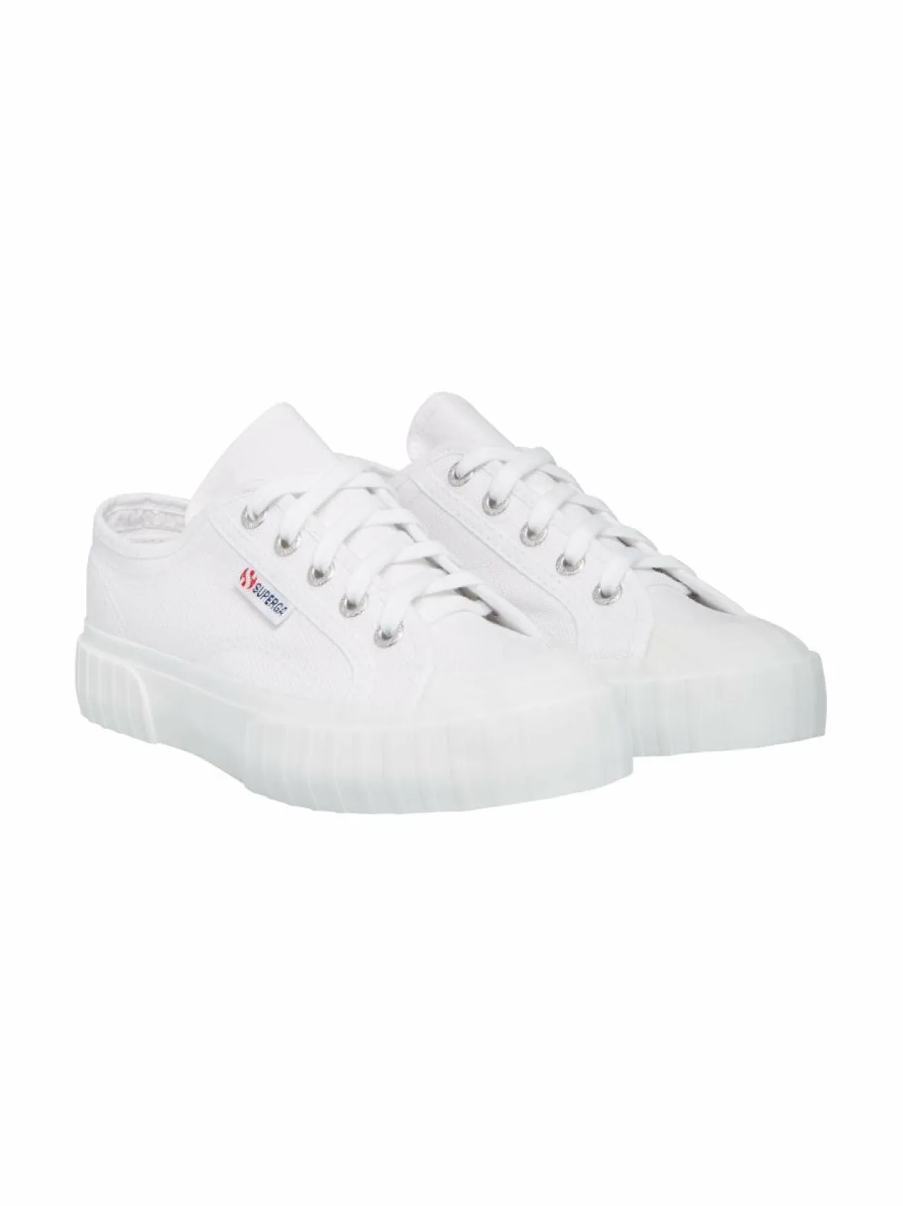 Urheilujalkineet|Tennarit & Sneakerit<Superga Stripe-kangastennarit WHITE
