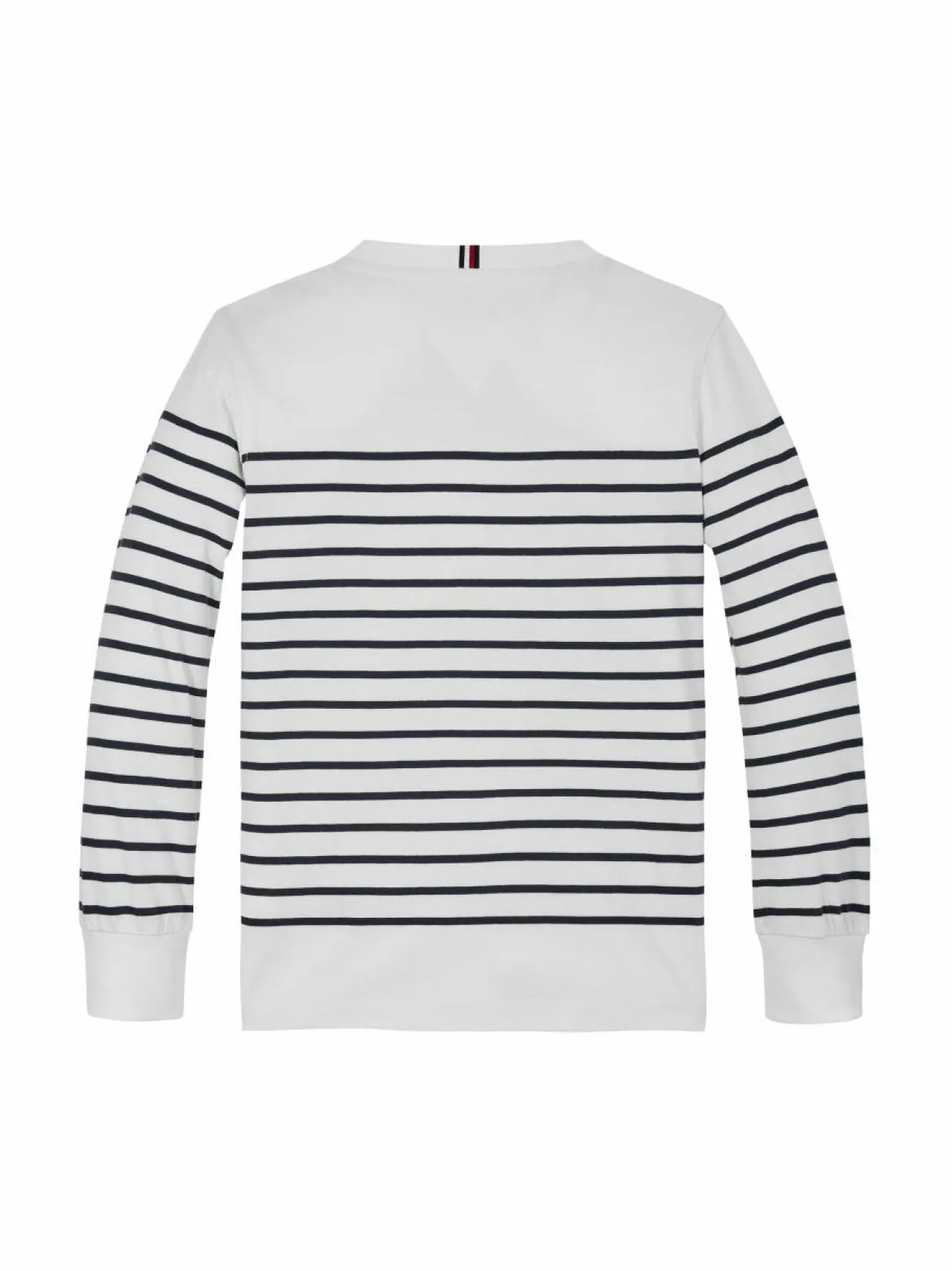 Pitkähihaiset Trikoopaidat|Pitkähihaiset Trikoopaidat<Tommy Hilfiger Stripe-trikoopaita 0A5 WHITE BASE BLUE STRIPES