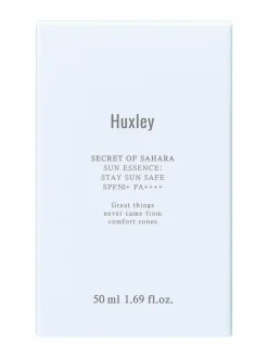 Aurinkotuotteet<Huxley Sun Essence Stay Sun Safe SPF50+ PA++++ -auringonsuojavoide, 50ml