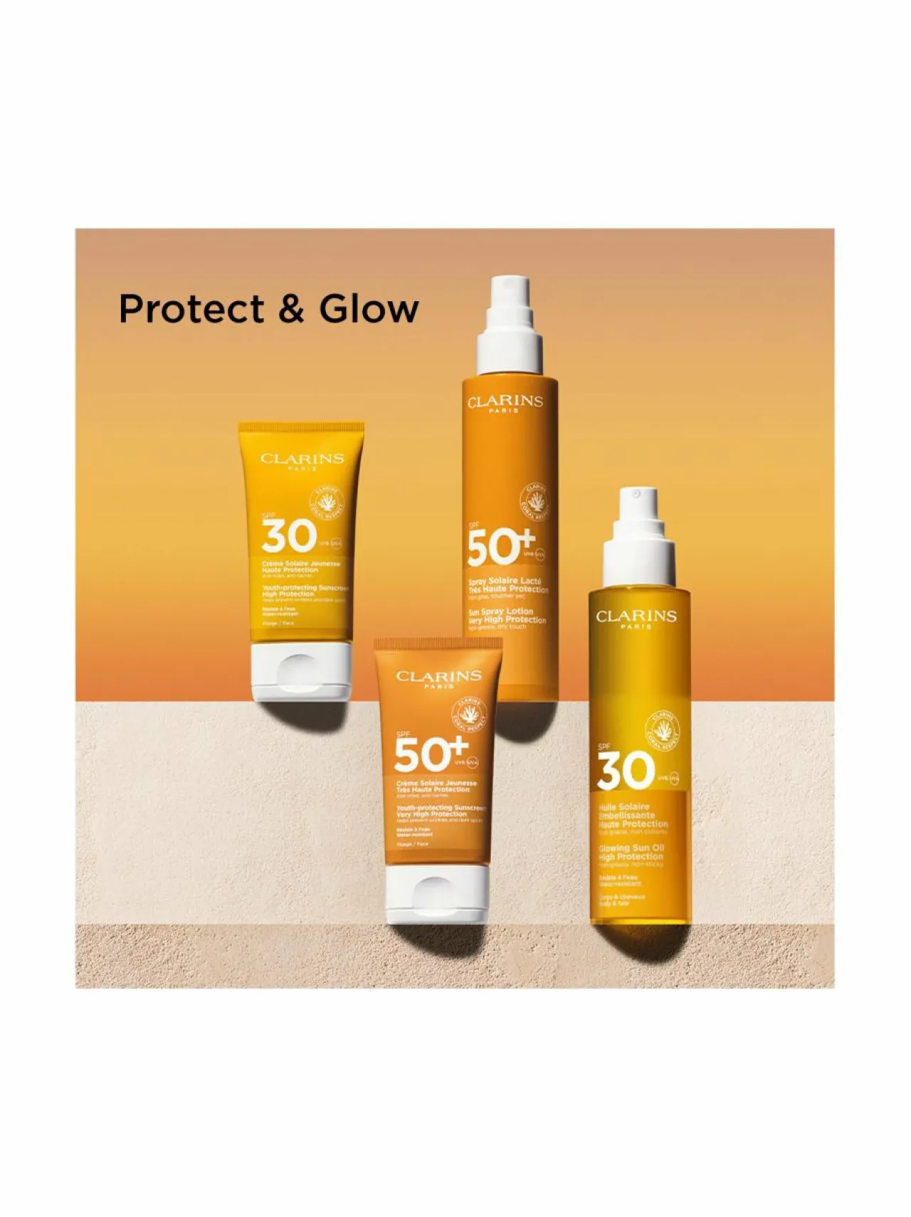 Clarins Sun Face Dry Touch Sun Care Cream SPF 50+ -aurinkosuojavoide^ Aurinkotuotteet