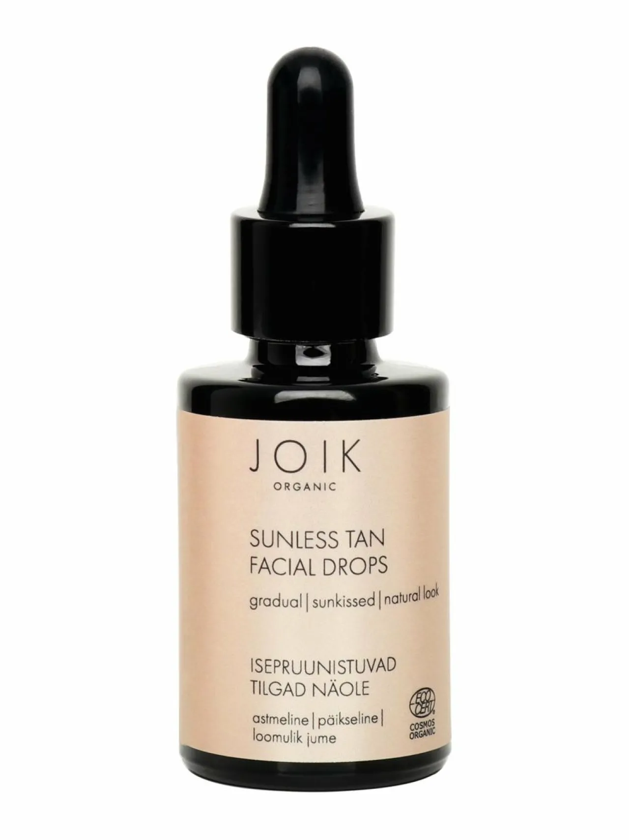 Aurinkotuotteet<Joik Sunless Tan Facial Drops -itseruskettavat kasvotipat 30 ml VALKOINEN