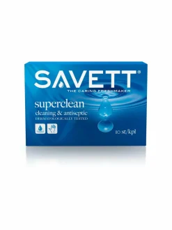 Hygieniatuotteet<SAVETT Superclean -puhdistuspyyhe 10 kpl
