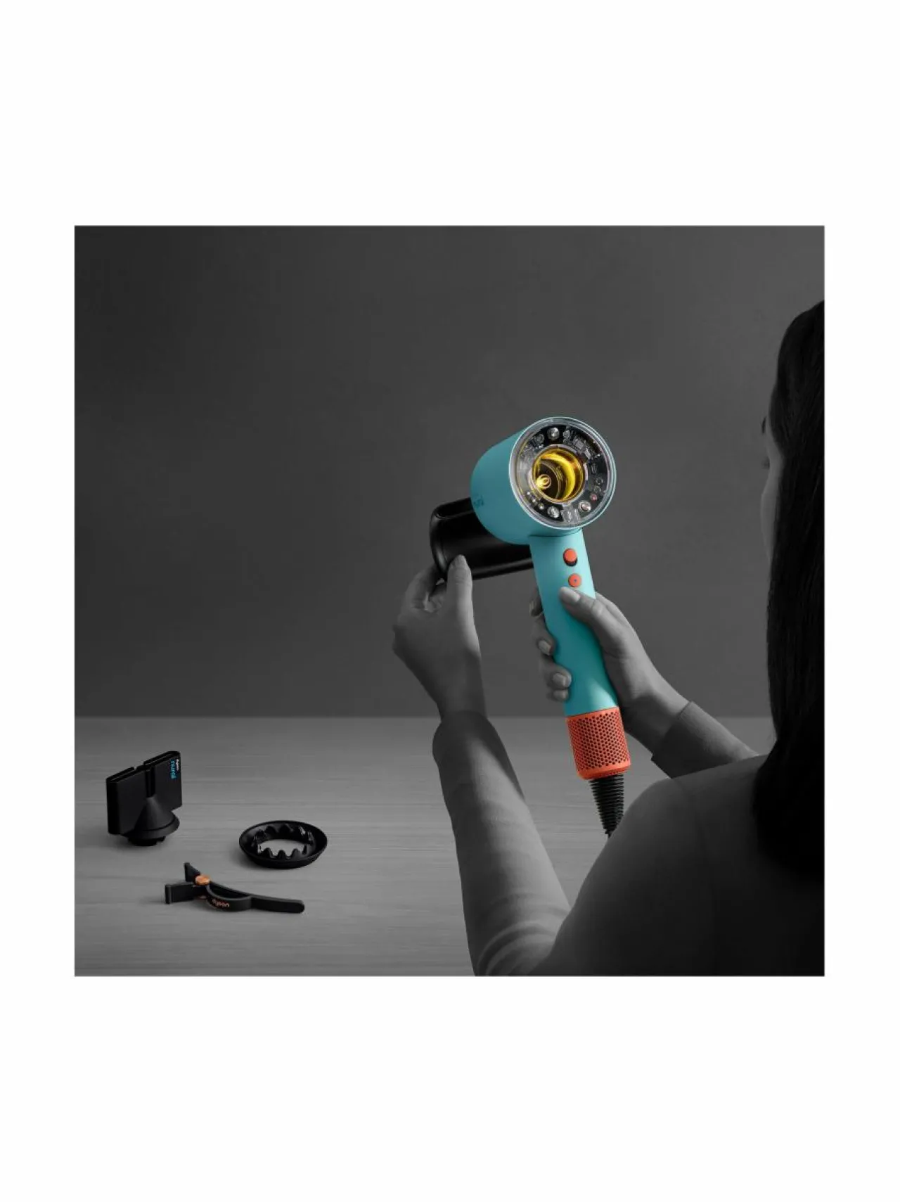 Hiustenhoitolaitteet|Hiustenhoito<Dyson Supersonic Nural -hiustenkuivaaja CERAMIC PATINA/TOPAZ